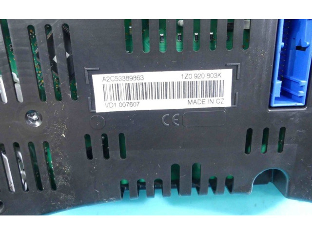 Панель приборов 1Z0920803K, IMPRK1234996   Skoda Octavia Mk2 (1Z)       