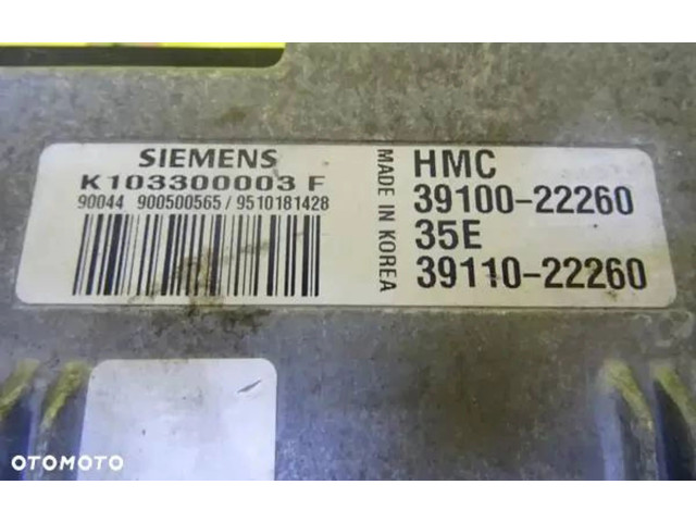 Řídící jednotka 39100-22260, K103300003F Hyundai Accent 1996