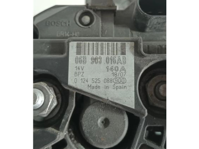 Генератор 06B903016AB   Audi A3 S3 8P      