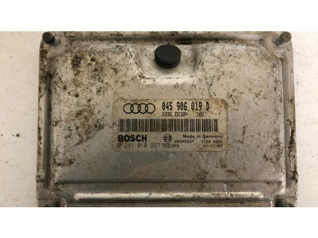 Блок управления двигателя 045906019D, 0281010227 Audi A2