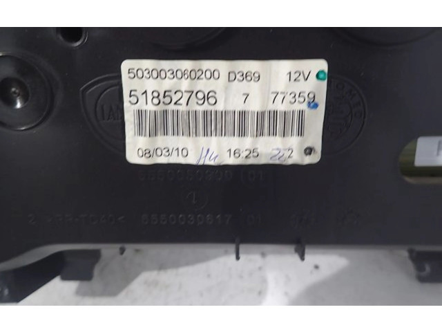 Přístrojová deska Fiat Punto Evo 2010