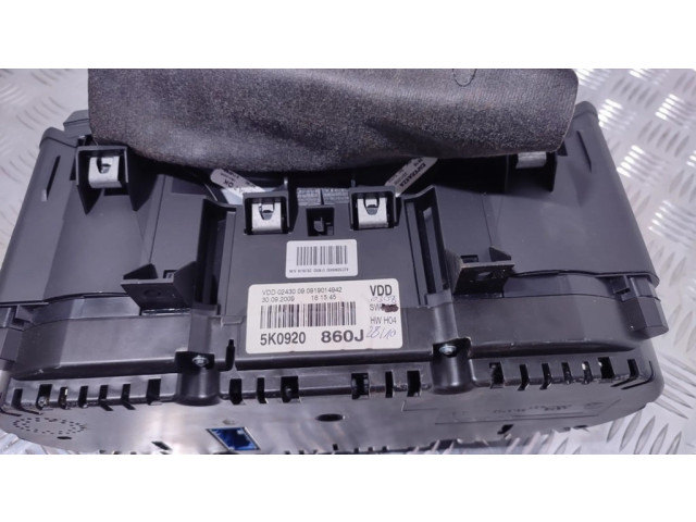 Панель приборов 5K0920860J   Volkswagen Golf VI       