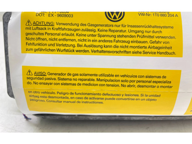 Подушка безопасности пассажира 1T0880204A, 0021HP098HIB   Volkswagen Touran I