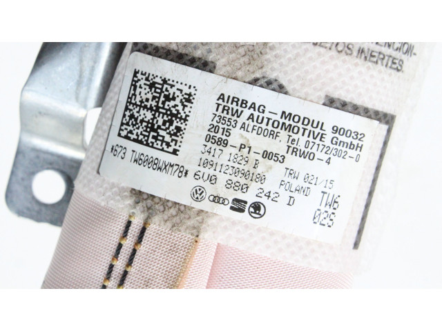 Подушка безопасности в сиденье 6V0880242D   Skoda Fabia Mk3 (NJ)