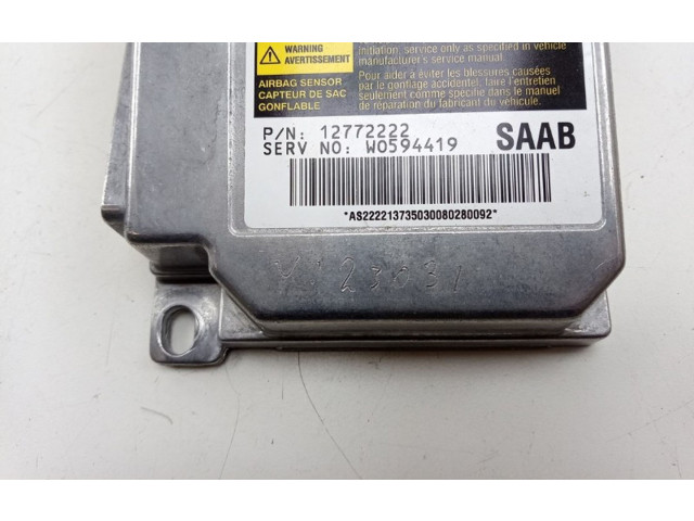 Блок подушек безопасности 12772222, 12772222 Saab 9-5