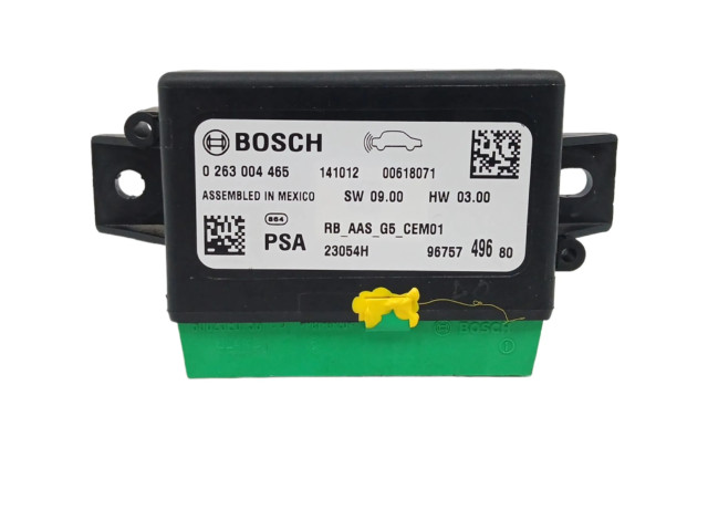 Блок управления 9675749680, 0263004465 Peugeot 2008 I