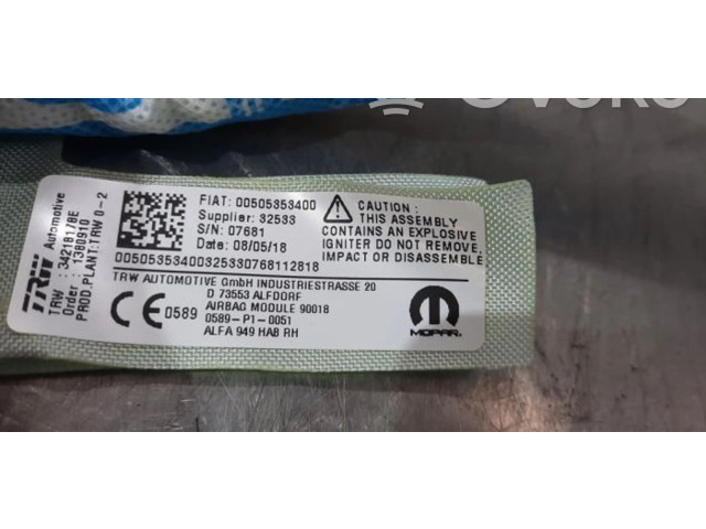 Боковая подушка безопасности 34218178E   Alfa Romeo Stelvio