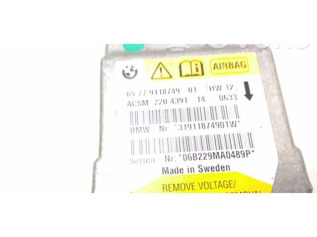 Блок подушек безопасности 65779118749, 9118749 BMW Z4 E85 E86