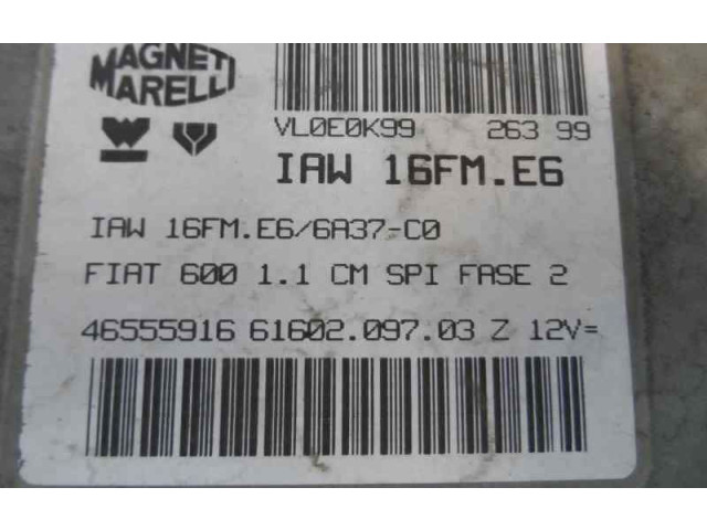 Řídící jednotka IAW16FM.E6 Fiat Seicento/600 1998