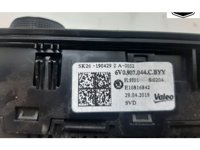 Блок управления климат-контролем 6V0907044C, 6V0907044C   Skoda Fabia Mk3 (NJ)