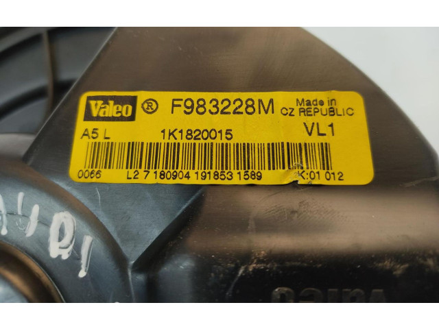 Вентилятор печки    1K1820021   Audi A3 S3 8P