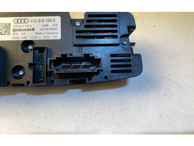 Блок управления климат-контролем 4G0919158, 4G0919158N Audi A6 S6 C7 4G