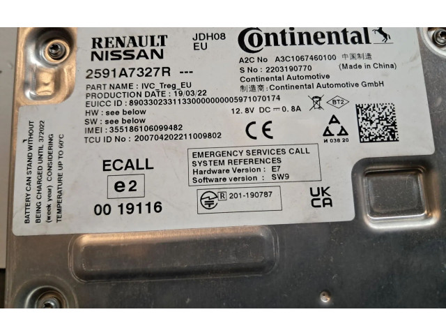 Блок управления 2591A7327R, A3C1067460100 Dacia Spring