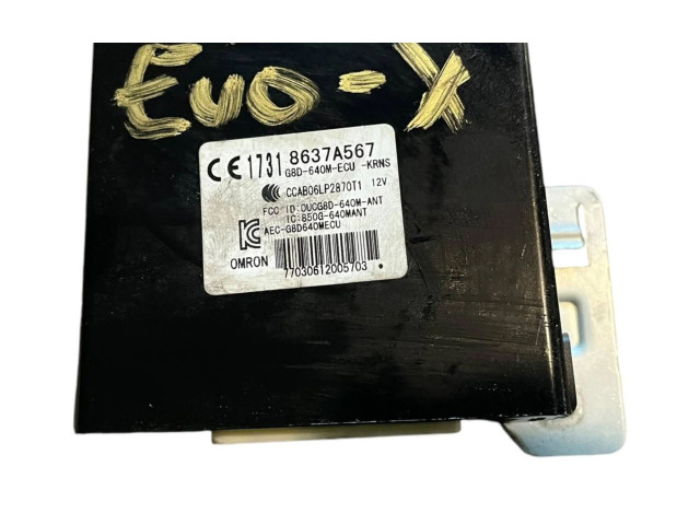 Блок управления 8637A567, G8D640MECU Mitsubishi Lancer Evolution