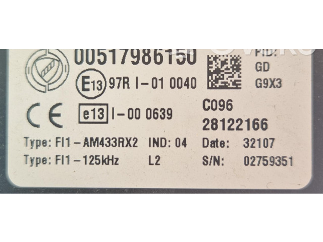 Комплект блоков управления 199A3000 Fiat Grande Punto