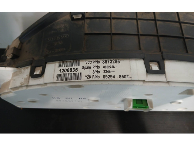 Панель приборов 8673265, 8602756 Volvo XC90