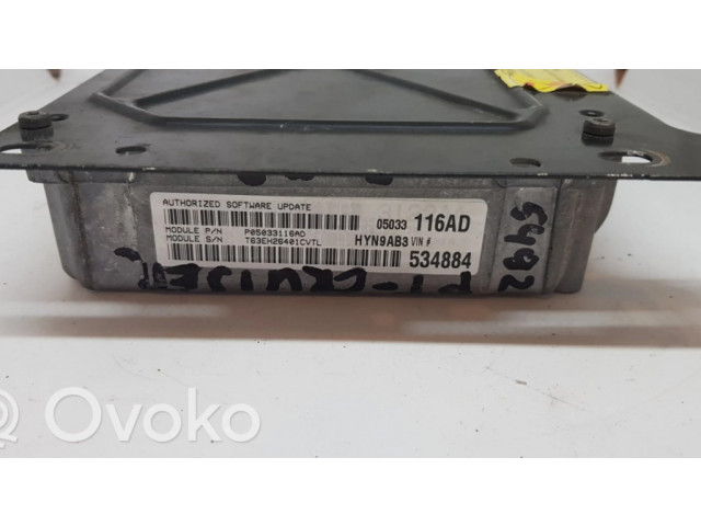 Блок управления двигателя P05033116AD   Chrysler PT Cruiser