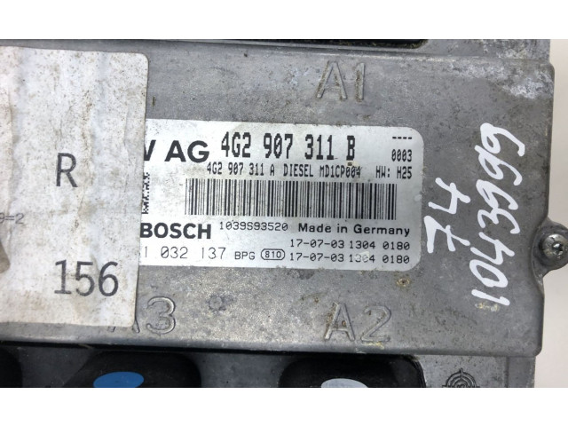 Блок управления двигателя 0281032137, 4G2907311B   Audi RS7 C7