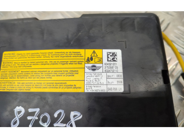 Надувная подушка для сиденья 8334702 Mini One - Cooper Coupe R56