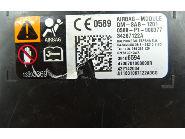 Подушка безопасности в сиденье 39106594   Opel Grandland X