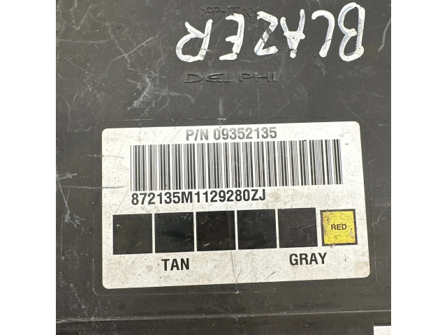 Блок комфорта 09352135, 872355M1129280J   Chevrolet TrailBlazer   