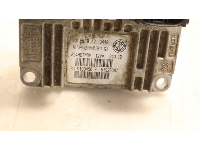 Блок управления двигателем ECU 51926687   Fiat Punto Evo