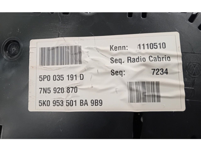 Přístrojová deska Seat Alhambra (Mk2) 2011 7N5920870