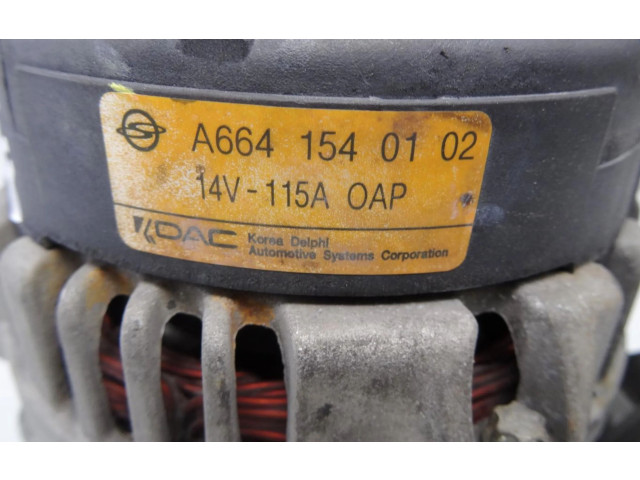 Генератор A6641540102, A6641540102 SsangYong Actyon sports I