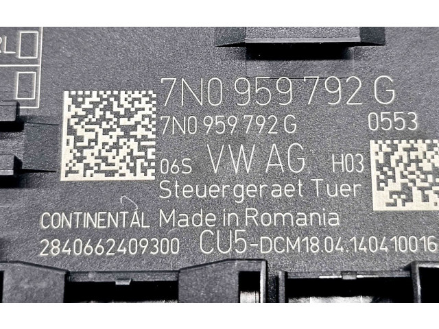 Блок комфорта 7N0959792G Skoda Yeti (5L)