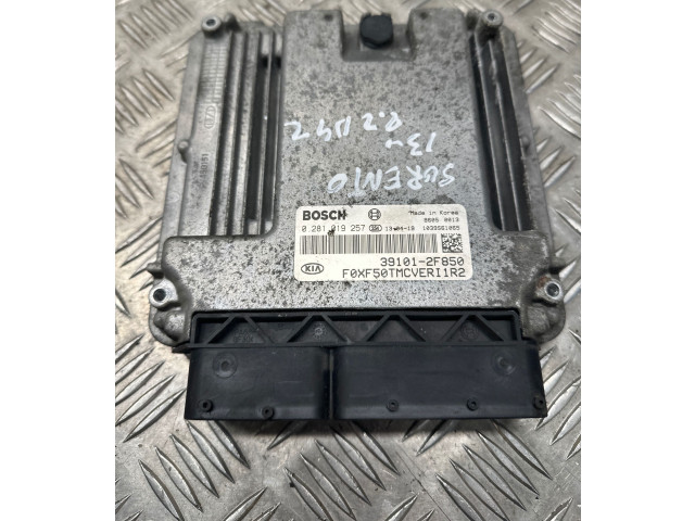 Блок управления двигателя 0281019257, 391012F850   KIA Sorento