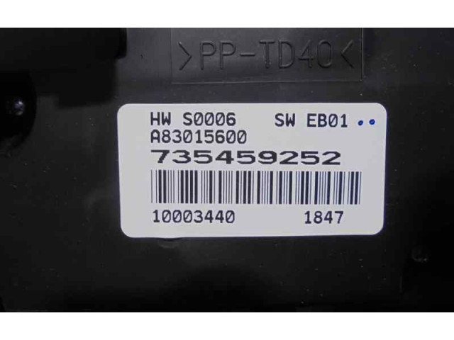 Блок управления климат-контролем 735459252 Fiat Linea