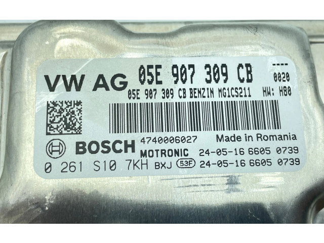 Блок управления двигателя 05E907309CB, 0261S10744 Volkswagen Touran III