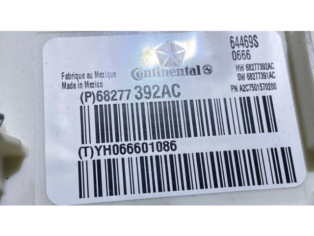 Pojistková skříňka Řídící jednotka BSM 68277392AC, 68277391AC Dodge Challenger 2016