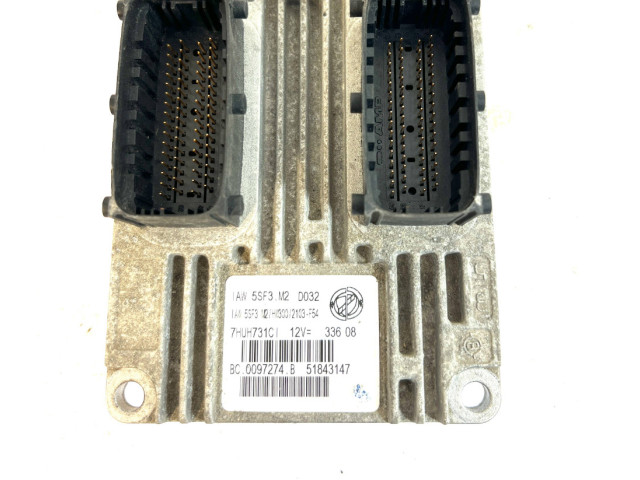 Řídící jednotka 7HUH731CI, 51843147 Fiat Punto (199) 2005