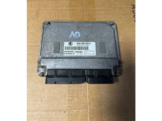 Блок управления двигателя 06A906033K, 5WP4003904 Skoda Octavia Mk1 (1U)