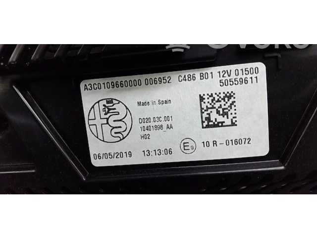 Přístrojová deska  Alfa Romeo Stelvio 2017 50559611  