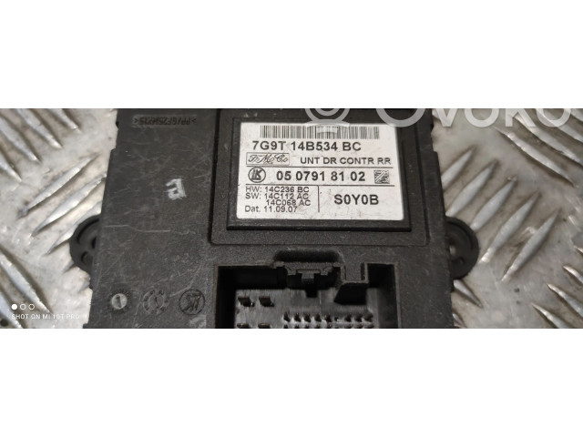 Блок управления дверью 7G9T14B534 Jaguar XF X250