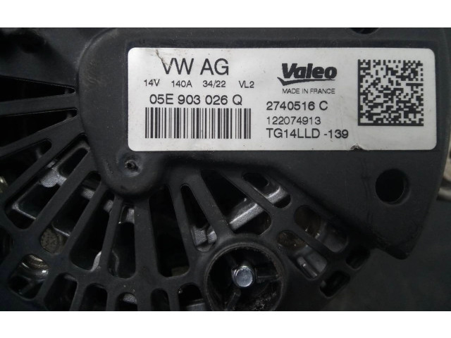 Генератор 05E903026Q Skoda Fabia Mk4 (6VA)