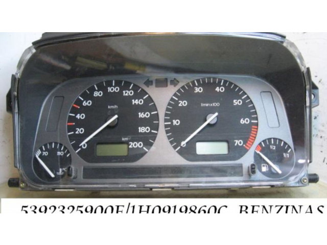Přístrojová deska Volkswagen Vento 1997 5392325900E, 1H0919860C