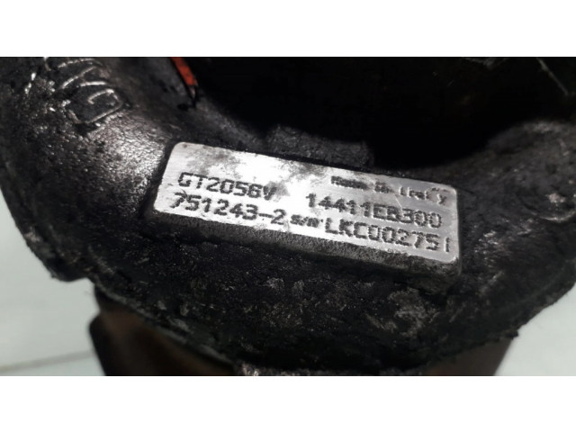 Турбина Nissan Navara D40 2.5 GT2056V, 7512432 для двигателя B