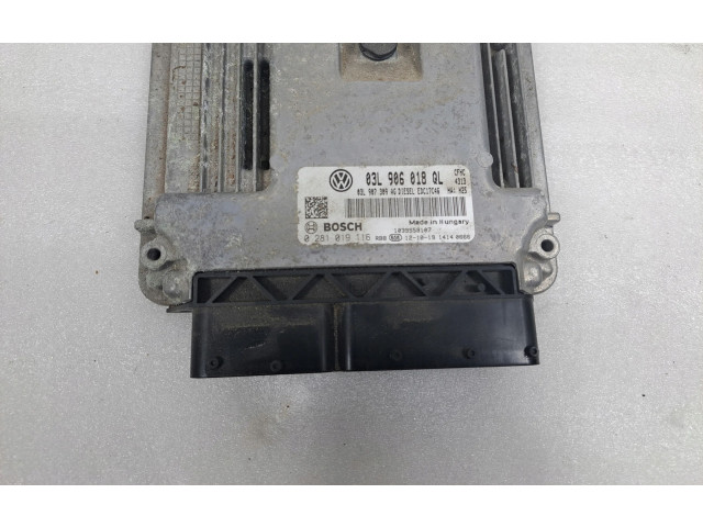 Блок управления двигателя 03L906018QL Skoda Yeti (5L)