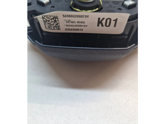 Подушка безопасности водителя G256900010, 56900G2000T9Y   Hyundai Ioniq