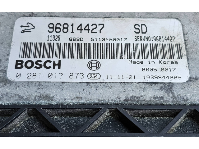 Блок управления двигателя 96814427, 5113160017   Chevrolet Captiva