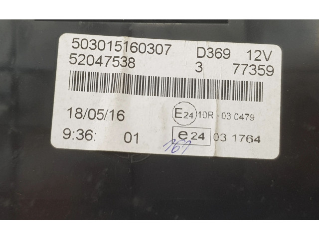 Панель приборов 52047538, 95518244 Opel Combo D