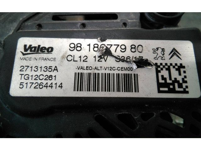 Генератор 9818677980, P3-B6-5-2 Peugeot 2008 I