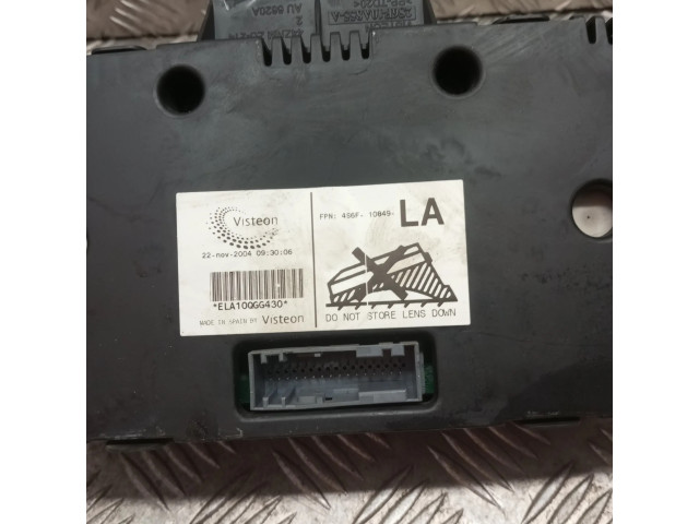 Přístrojová deska Ford Fiesta 2006