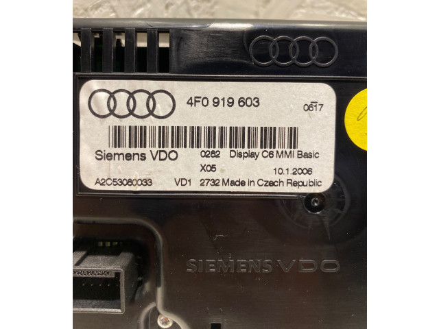 Дисплей 4F0919603, 1012006 Audi A6 S6 C6 4F