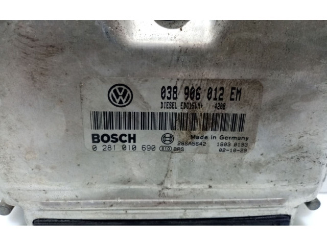 Блок комфорта 038906012EM, 0281010690   Seat Ibiza II (6k)   