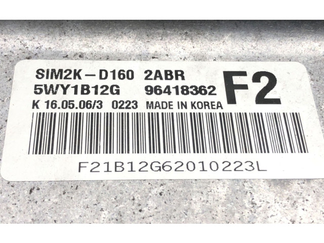 Блок управления двигателем Блок управления 96418362 Chevrolet Epica