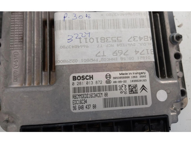 Блок управления АБС 0281013872   Citroen C4 I